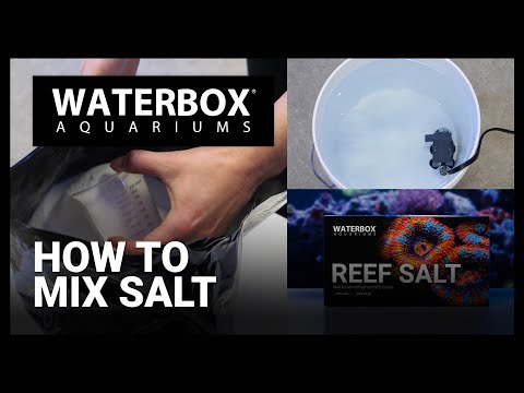 How To Mix Waterbox Salts