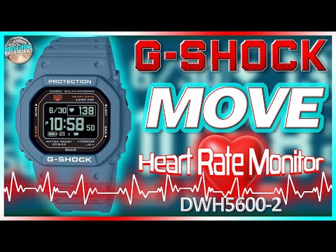 Amazing MIP Display! | G-Shock "Move" Heart Rate Monitor 200m Bluetooth DWH5600-2 Unbox & Review