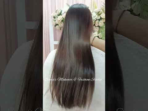 Hair straight || Soma's Makeover & Fashion Studio #hairstright #hairtreatment