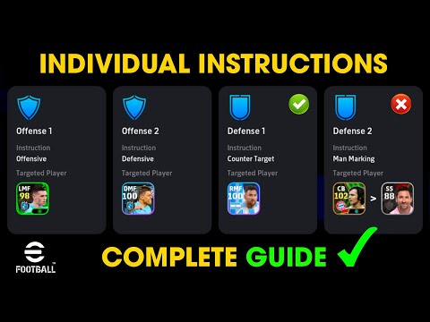 How To Use "INDIVIDUAL INSTRUCTIONS" Like A Pro [efootball]