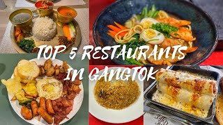 TOP 5 RESTAURANTS IN GANGTOK || WHERE TO EAT IN MG MARG GANGTOK || GANGTOK FOOD TOUR