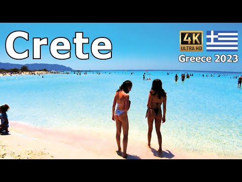 Greece 4K - Elafonissi Beach - Island of Crete 2023