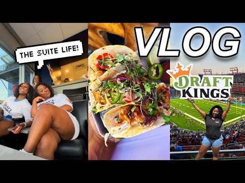 GIRL DINNER, BRAND TRIP VLOG AND NEW FRIENDS! Spend the day with me!