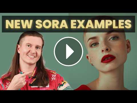 NEW SORA Examples are EPIC & Generate AUDIO + VIDEO Together!