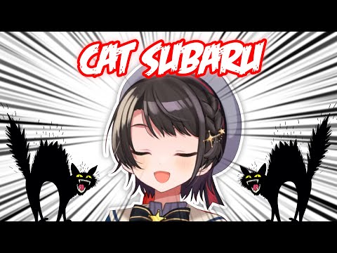 Subaru Tries to do a Cat Impression 【Hololive English Sub】