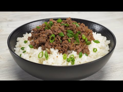 Korean Ground Beef & Rice || Easy Dinner in 20 Minutes. Recipe by Always Yummy!