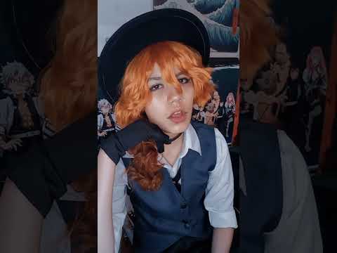 New upgrade on Chuuya lovely hair #bsdcosplay #chuuyanakaharacosplay #fyp