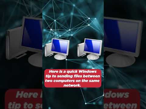 How To Easily Share Files Between Two Windows PC's #shorts
