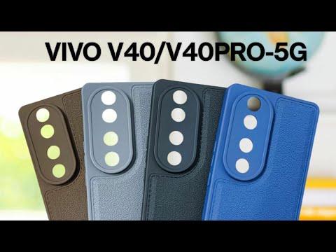 Vivo V40 Vivo V40 Pro Silicone Ledhar Back Cover !! Vivo V40 Pro Back Case