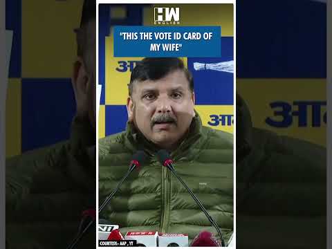 #Shorts | "This the vote ID card of my Wife" | Sanjay Singh | AAP BJP | Amit Malviya | Delhi Voters