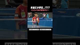 【レベル高すぎ】本当に小学生！？な超ラリー｜鈴木希華（小学校3年） vs 祢屋楓（小学校4年）｜全農杯2023 カブ女子｜English Sub #shorts