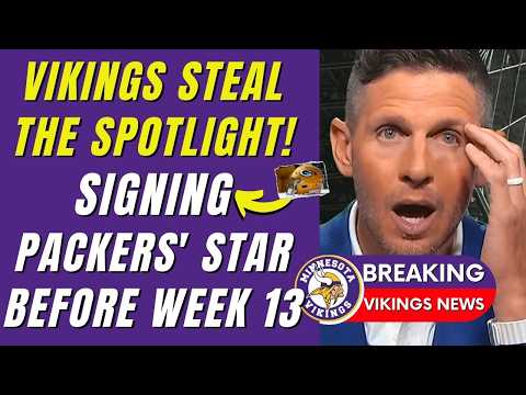 🚨🤯 HUGE SIGNING! VIKINGS SWIPE KEY PACKERS PLAYER! HOW DID IT SHAKE THE NFC NORTH? MINNESOTA VIKINGS