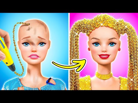 DIY Fashionable Doll Transformation 🎀 FUN Craft Ideas & Gadgets by Imagine PlayWorld