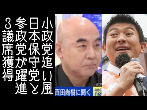 【百田尚樹｜神谷宗幣】参政党と日本保守党が衆院選で3議席獲得し躍進する【改憲君主党チャンネル】