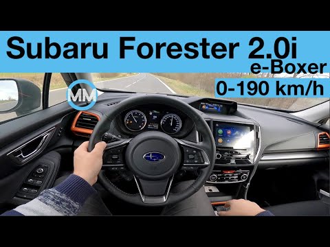 Subaru Forester eBoxer (150 PS) POV Test Drive + Acceleration 0-190 km/h