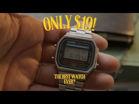 The best watch of all time costs $19 | Casio A168 Review