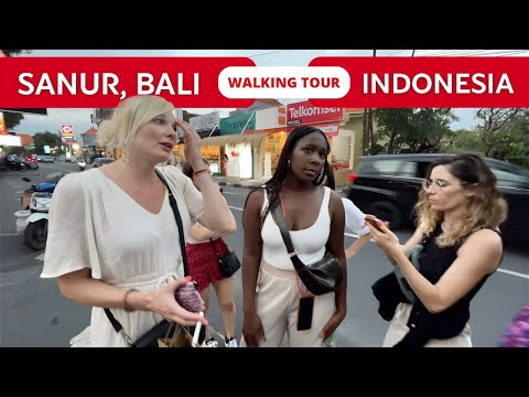 SANUR BALI today 🇮🇩 Sanur beach Bali WALKING tour | Bali 2024 Indonesia | Icon Bali Mall Sanur