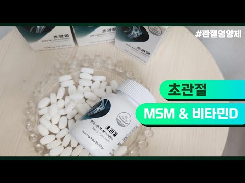 초관절 MSM 관절영양제 후기