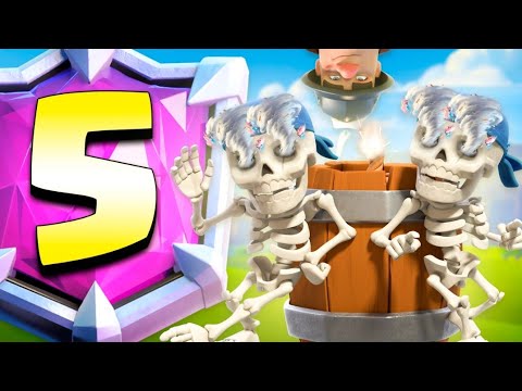 TOP 5 LADDER GAMEPLAY - Clash Royale