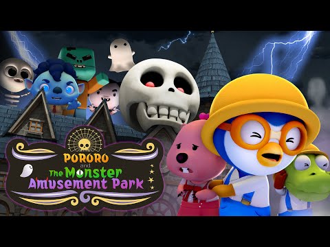 Pororo Movie - Pororo and the Monster Amusement Park | Halloween Special | Movie for Children