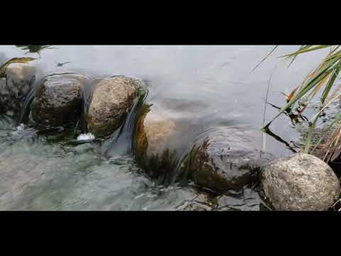 Relaxing River Sounds (part 2) in Japan - Peaceful River - 1 hour long. Natural water river sound.