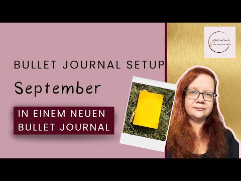 Bullet Journal Setup September im Yellow '24 von @bulletjournal #bulletjournalmethode