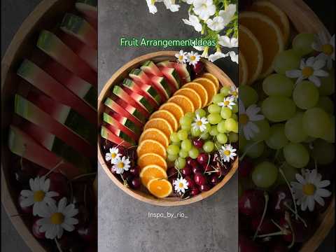 How to arrange Fruit Platter to impress your guess quests ✨Fruit Decoration Ideas  #shortvideo