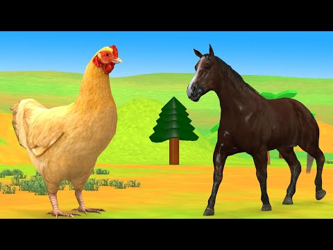 मुर्गी ओर घोड़ा हिन्दी कहानी Horse & Hen Ghoda aur Murghi Hindi Kahaniya Panchatantra Moral Stories