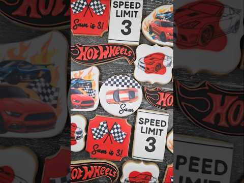 Hot Wheels Cookies - How I Made Them! #cookies #sugarcookies #hotwheelscookies