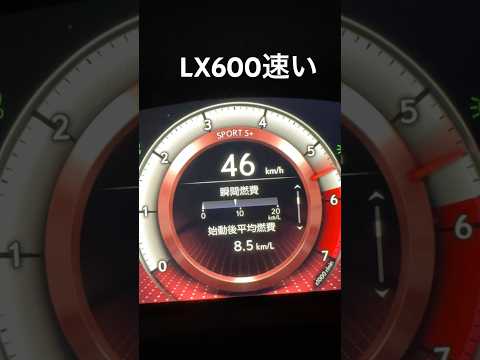 LX600の0-100チャレンジ【SPORTS+】