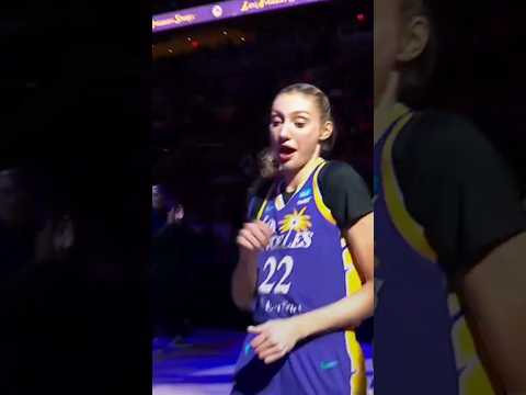 🚨#CameronBrink #WNBA Dance!! #ballislife #losangeles #lasparks #basketball #espn #viral #shorts