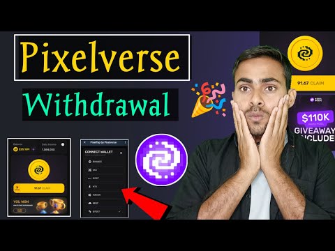 Pixel Tap Reward Claim and Withdrawal Fast 🤩|| Pixelverse Mining New Update || Pixel Tap Giveaway