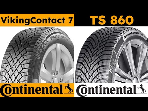 Studless vs Middle European Winter: Continental VikingContact 7 vs WinterContact TS 860