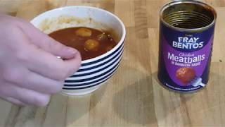 Fray Bentos Chicken Meatballs in Barbecue Sauce