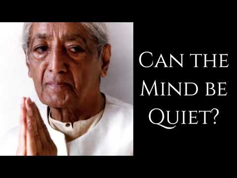 Krishnamurti  ~ 𝐓𝐡𝐞 𝐐𝐮𝐢𝐞𝐭 𝐌𝐢𝐧𝐝