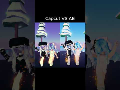 CAPCUT VS AFTER EFFECTS #shorts