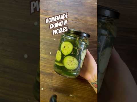 Today on the Homestead: How to Make Homemade Crunchy Pickles | Easy & Delicious Recipe #shorts