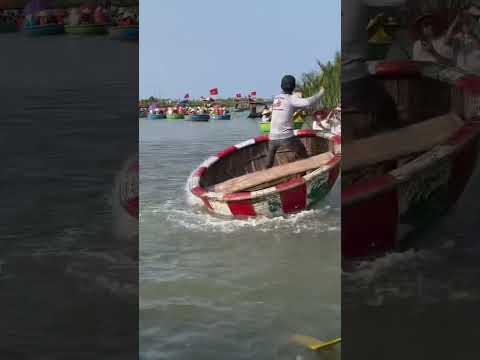 Boating fun party at Bay Mau Coconut Forest #travel #hộian #hoianancienttown #boating