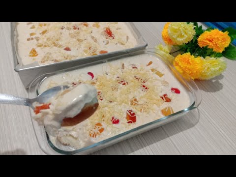 5 MINUTES DESSERT NO COOK/ SUPER EASY AND YUMMY  RECIPE