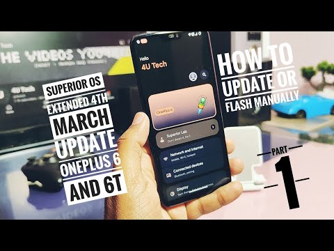 oneplus 6 and 6t superior os extended android 14 march update : how to install manually