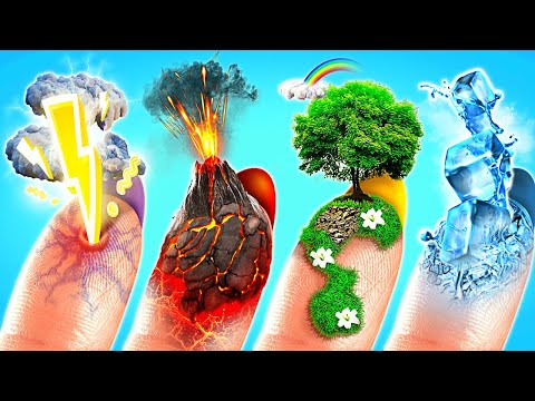 ¡Adoptamos 4 Elementos! 🔥💧🌍🌬️ Increíbles en la Vida Real✨