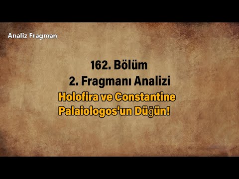 Holofira ve Constantine Palaiologos'un Düğün!