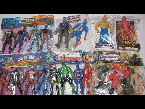 Marvel Toys Unboxing/Action Figures/Unboxing/Cheap Price/Ironman,Hulk VS, Spiderman/Popular Toys