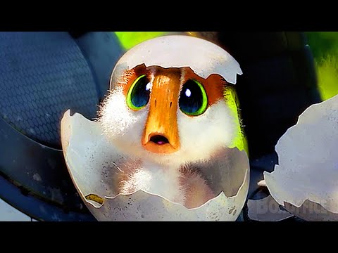 Baby Duck's Birth Scene | The Wild Robot | CLIP