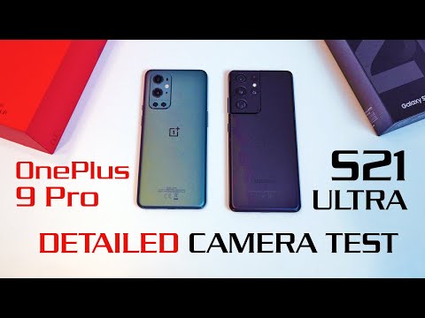 OnePlus 9 Pro vs Samsung Galaxy S21 Ultra - DETAILED Camera TEST Comparison