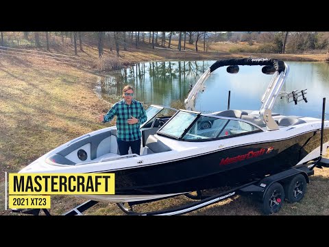 Review of the 2021 MasterCraft XT23 - Dial It Up To Awesome. Surf-Ready Classic. Premium Performance