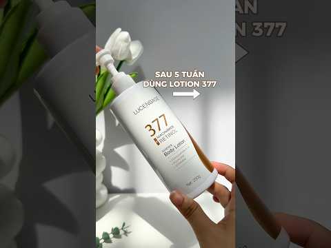 Lotion dưỡng trắng Lucenbase 377 #lucenbase #bodylotion #skincare #reviewlamdep