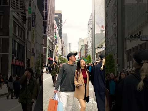 Tokyo, Ginza City #japan #walkthrough #tokyo #trending #foryou #shorts