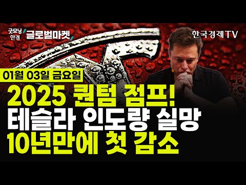 [🔴01/03 #당잠사] 트럼프호텔서 테슬라 폭발 | 테슬라 연간 인도량 10년만에 감소 | 中 양자굴기 22조 투자 | 바이든, 트럼프 에너지공약 맞대응 | 엔비디아 재질주