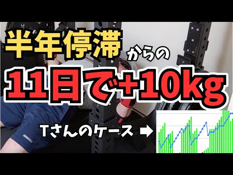 【ベンチプレス】11日で+10kg！メニュー開始から半年停滞。10/8/5プログラムを取り入れたTさんのケース。